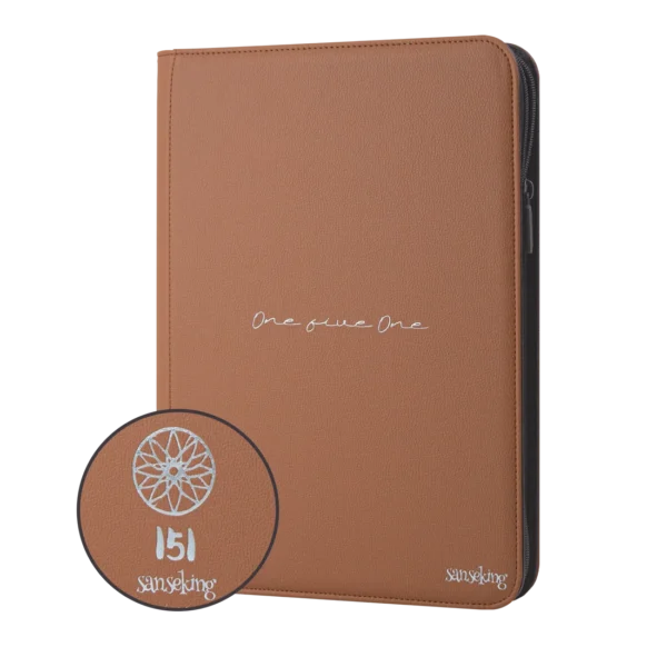 pokemon 151 binders brown 1